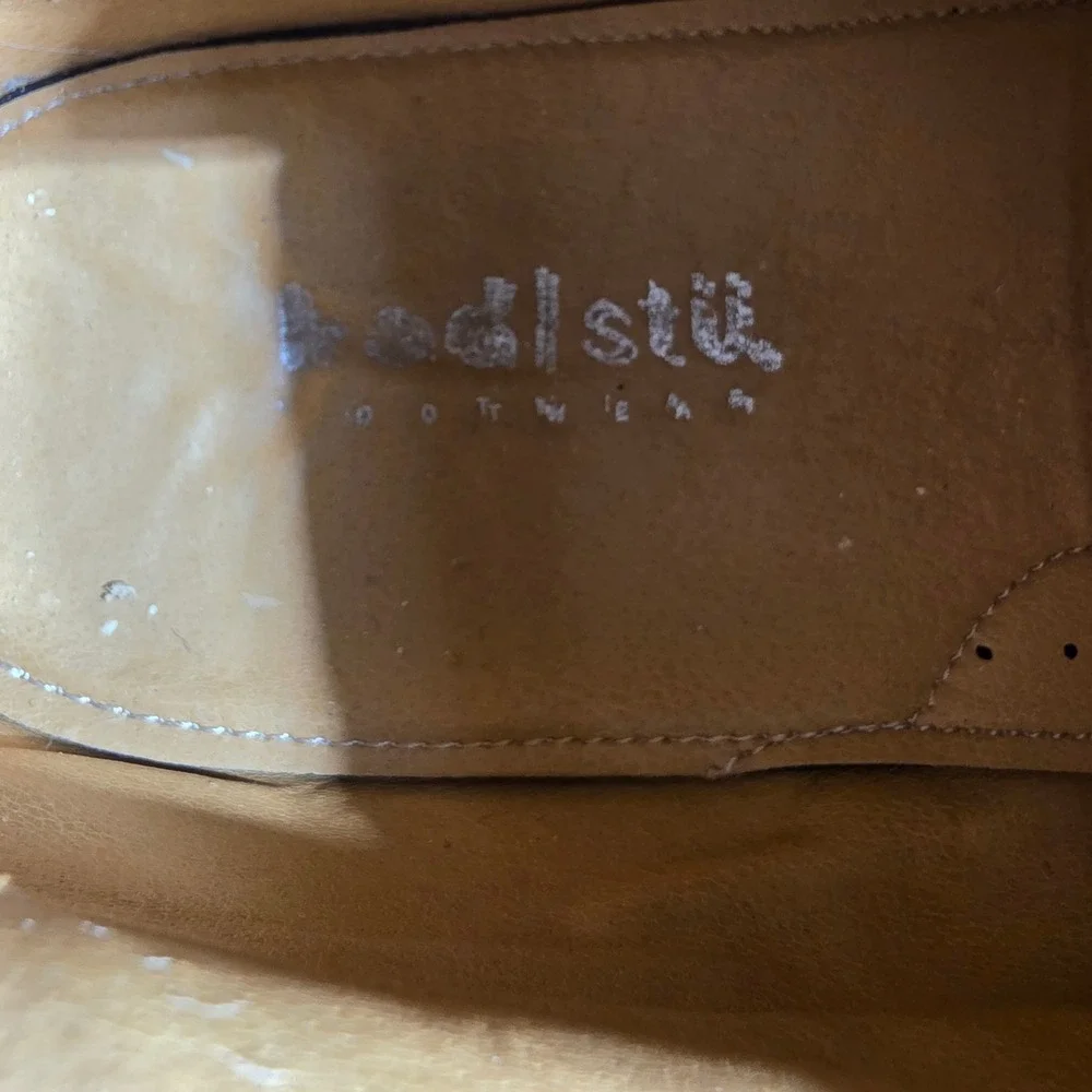 Bed Stu Mens Tan Suede Hiking Chukka Boots Red Laces Size 11 EUR‎ 44